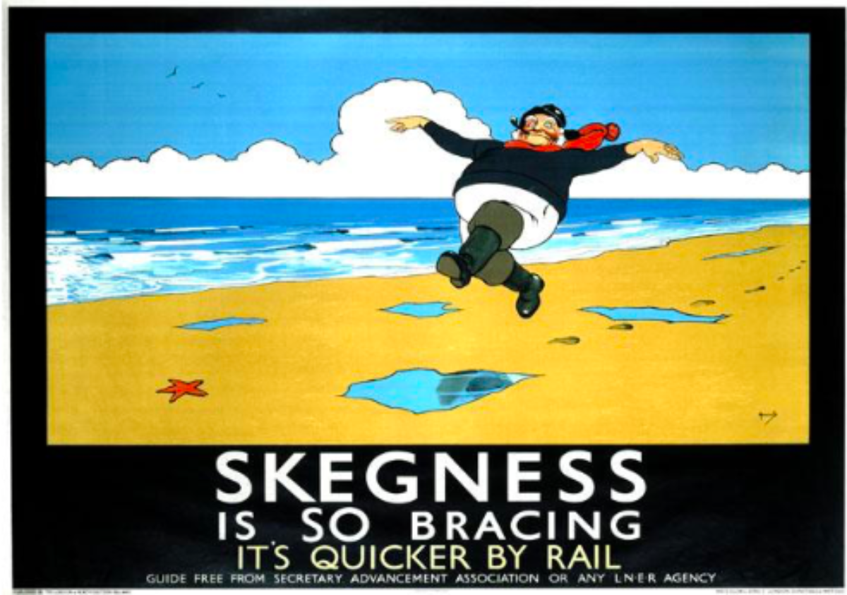John Hassall: Skegness is so bracing (1926). Imagen: Poster House.