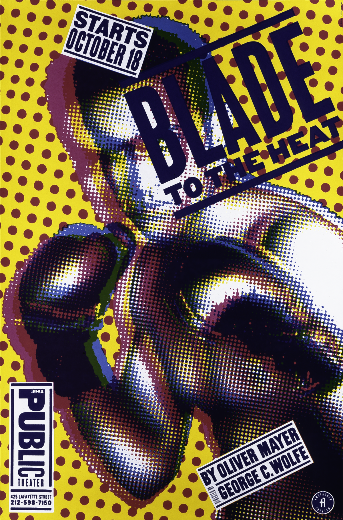 Paula Scher The Public Theater Collection Poster House   1. Blade To The Heat 