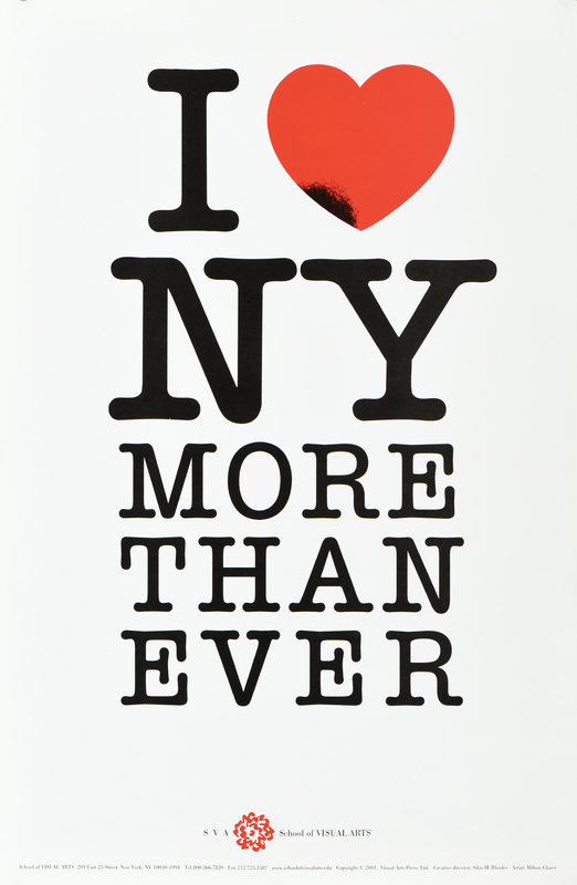 text based poster that says i love new york more than ever