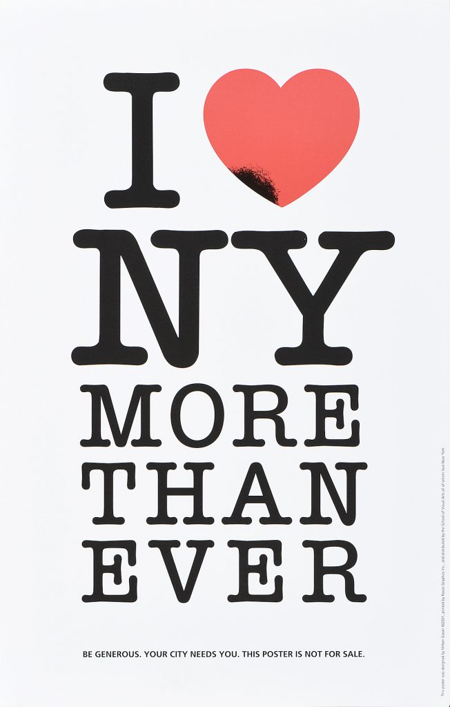 Black text on a white background stating i heart new york more than ever.