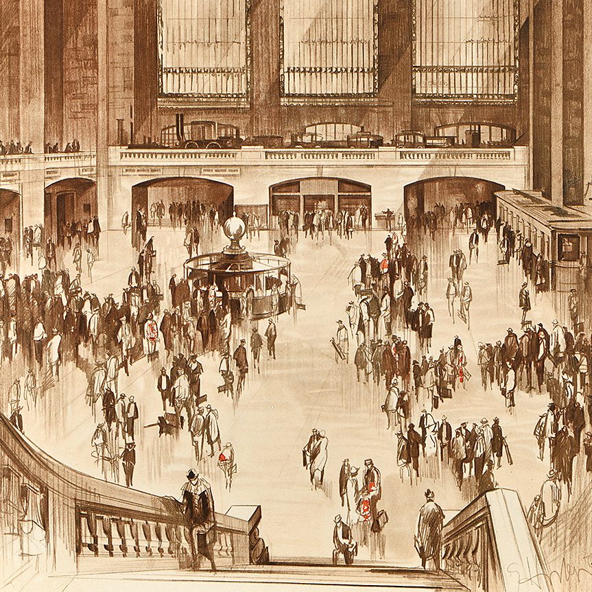 An interior image of Grand Central Station