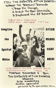 Photographic poster of Black men protesting.