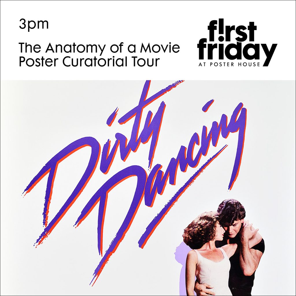 An image featuring the Dirty Dancing movie poster and detailing event information