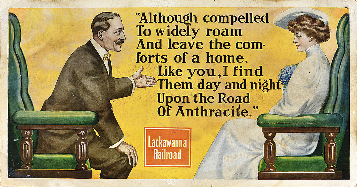 Poster of a young woman being lectured to by a middle aged man.