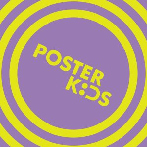 Two color graphic for Poster Kids