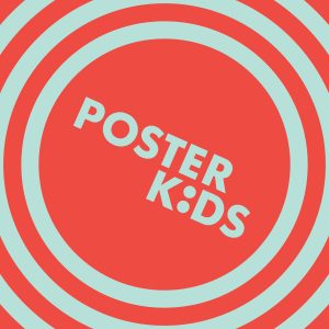 Two color graphic for Poster Kids