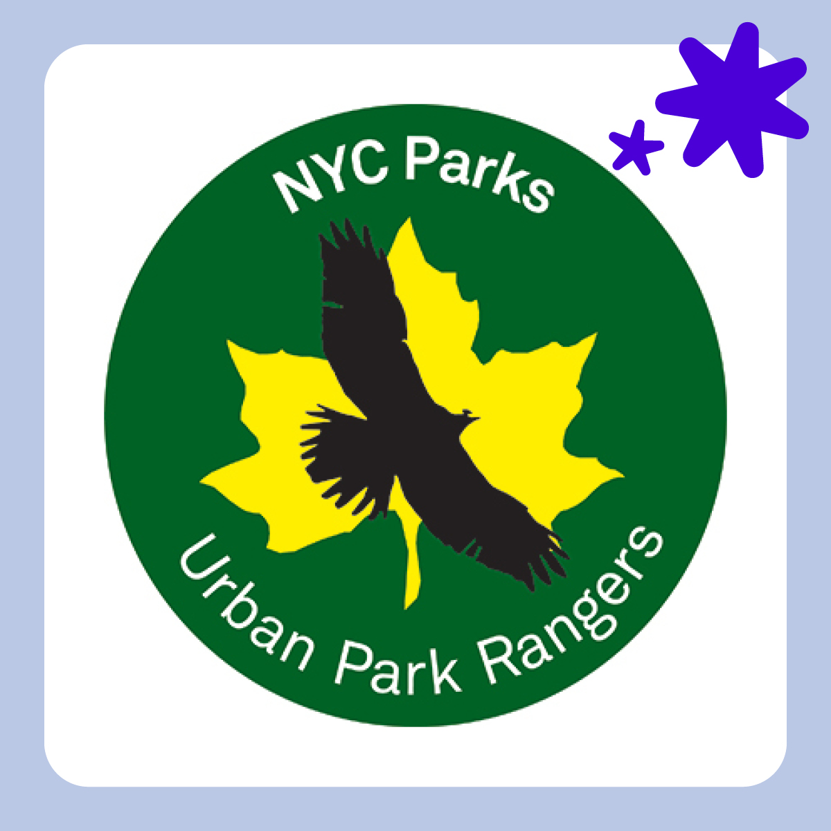 Logo for the NYC Parks Urban Park Rangers