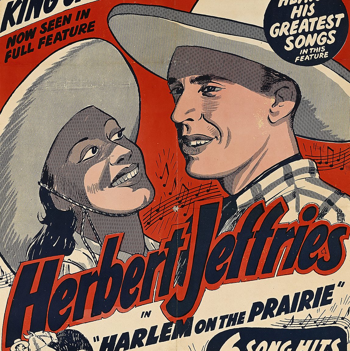 poster for Harlem on the Prairie with Herbert Jeffries