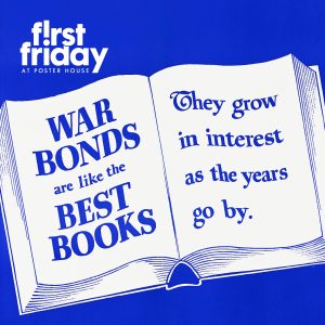 A blue and white illustration of an open book.
